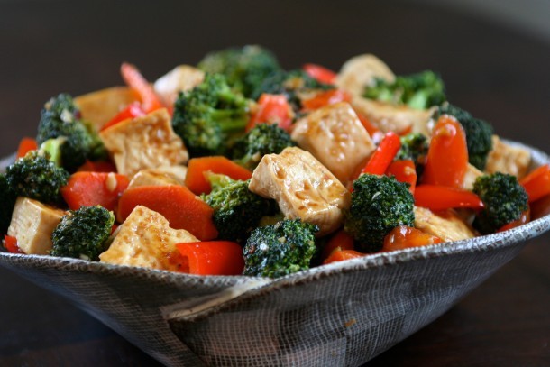 Simple Tofu and Broccoli Stir Fry