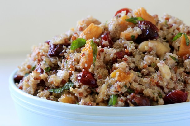 Quinoa with Dried Fruit and Nuts