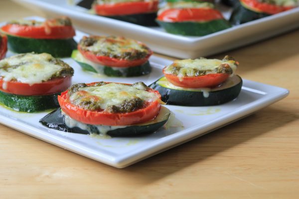 Zucchini Pesto Stacks (A Now-and-Later Recipe)