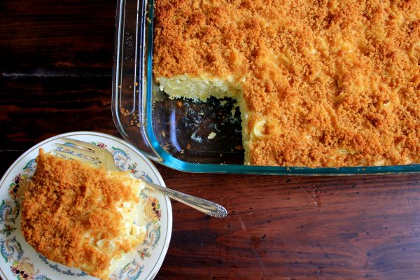 Noodle Kugel with Graham Cracker Crust (from Bubbe #1)