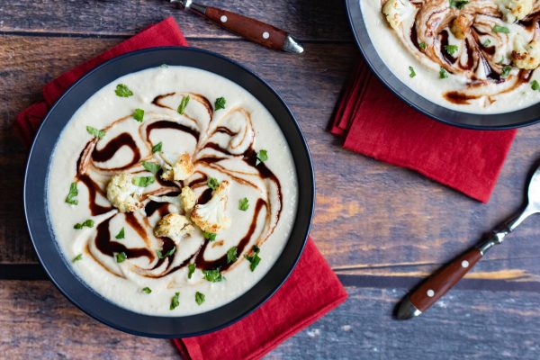Perfect for Fall:  Cauliflower-Tahini Soup
